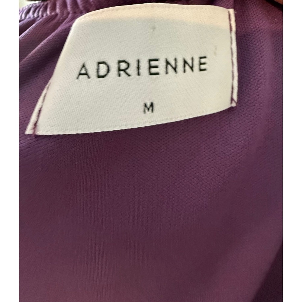 Adrienne Women Orange Purple Ombre Ruffle V-Neck Camisole Tank Top Size Medium - Picture 6 of 7